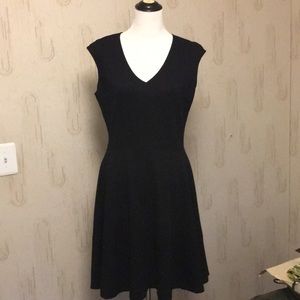 Bar III v-neck sleeveless dress